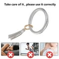 thumbnail image 2 of WHAMVOX Key Holder Bracelet for Keychain, 20x9.5x1.5CM Stylish Key Accessory, 2 of 8