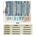 thumbnail image 3 of Wijzvio To My Boyfriend Throw Blanket Soft Fuzzy Fleece Blanket For Couch Bed Living Room Decoration 60"X50", 3 of 9