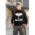 thumbnail image 2 of Halloween French Maid Costume Mens Long Sleeve T Shirt, 2 of 5