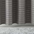 thumbnail image 4 of Lanco Floydell Horizontal Striped Buttonhole Top Shower Curtain, Brown, Size 70 x 72", 100% Polyester, 4 of 4