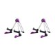 thumbnail image 1 of Wosthever Soporte de guitarra de piso ajustable Soporte plegable universal A-Frame Bass String Rack Estable Ligero Ukulele Mandolina Type3 NO3, 1 of 6