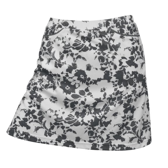 Monterey Club Women's Floral Stamp Print Knit Skirt #4809