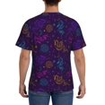 thumbnail image 3 of Bixox Men's Colorful Snake Printed Short Sleeve Skinny Athletic T-Shirt, 3 of 6