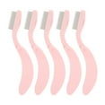 thumbnail image 3 of Peine de pestañas de acero inoxidable BuyWeek 5 piezas mango curvo cepillo de dientes plegable, 3 of 14