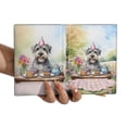 thumbnail image 3 of Happy Mother's Day Schnauzer with Sweets and Flowers at a Picnic Travel Passport Wallet Miniature Schnauzer Dog Lover PU Leather Passport Holder Cover - 13005, 3 of 5