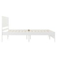 thumbnail image 4 of Buzz & Bloom Kids Full-Size Platform Bed with Panel Headboard and Footboard, White, 4 of 12