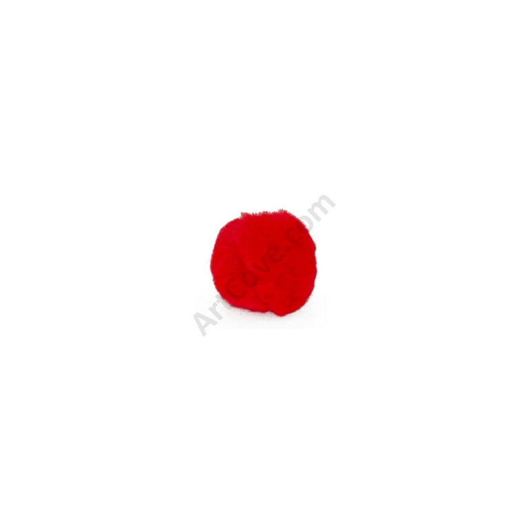 LOKUNN 1 Inch Pom Poms, Red Pom Poms for Arts and Craft, Soft and Fluffy  Pom Pom Balls with Self-Adhesive Eyes, Pompoms for DIY Art Creative Crafts
