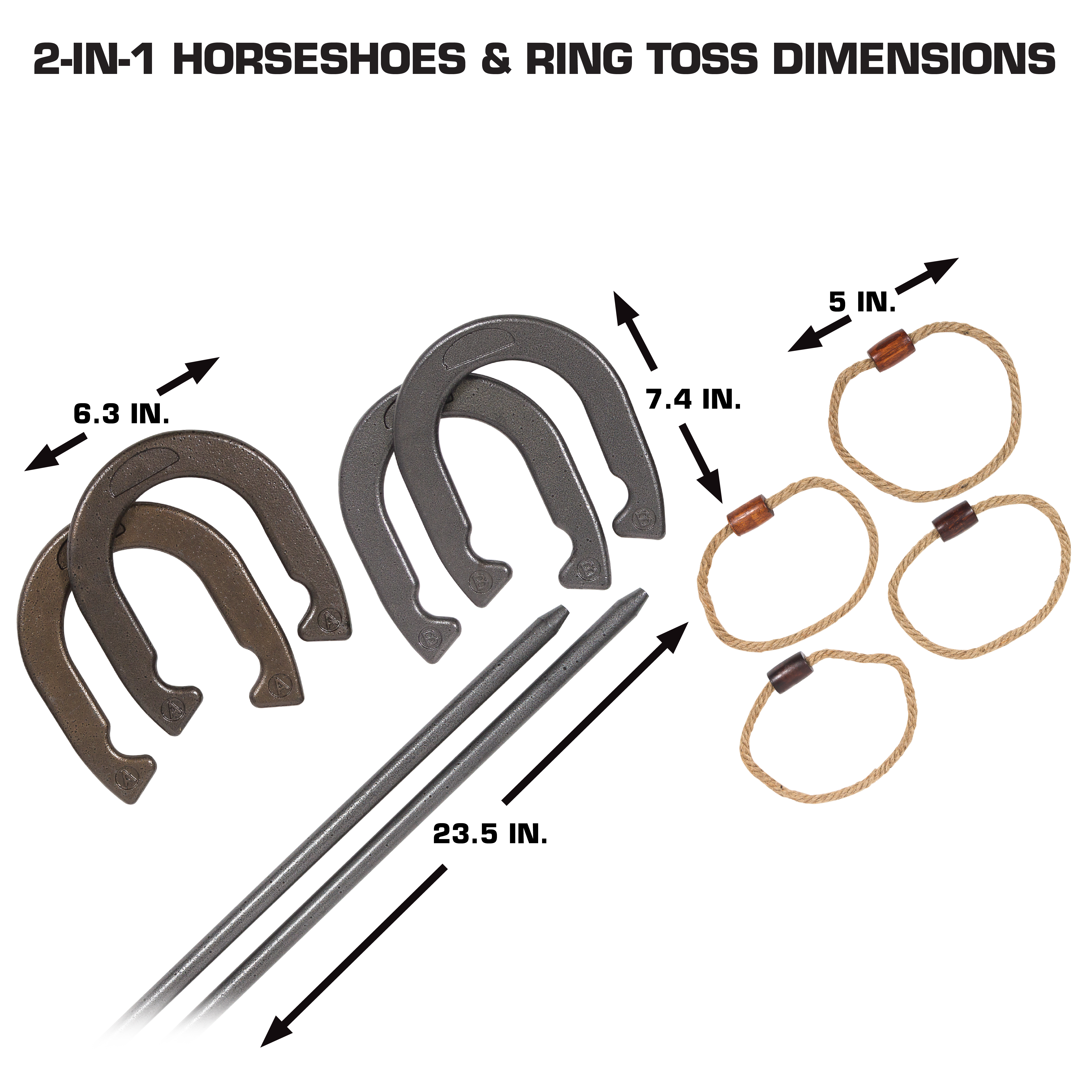 Eastpoint Sports Horseshoe Ring Toss Game Walmart Com