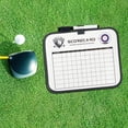 thumbnail image 1 of Marcador de golf, marcador con marcador y borrador, accesorios de golf de doble cara para puntuación de juegos, tablero de entrenador, tarjeta de punt, 1 of 8