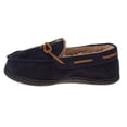 thumbnail image 3 of Beverly Hills Polo Club Boys Moccasins Slippers: Unisex Indoor Outdoor House Shoes with Anti, Slip Sole (Little Kid  Big Kid), Navy, 4, 3 of 6