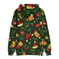 thumbnail image 5 of Styesk Sweatshirts pour Hommes Imprimé Mode Décontracté avec Poche à Cordon Manches Longues à Capuche, 5 of 5