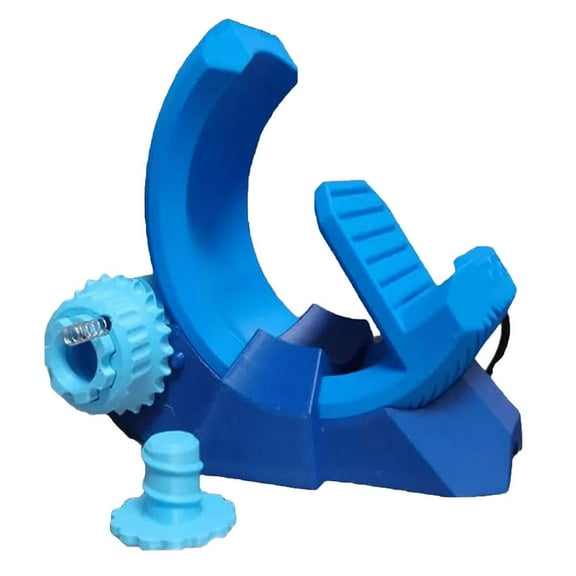 3D Printed Herringbone Gear Phone Stand, Creative Intreseting Universal Mobile Phone Holders, Adjustable Creative Cell Phone Holder Compatible with All Phone Blue 1PCS