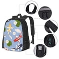 thumbnail image 2 of Balery Colorful Koi Fish Mochila para hombre y mujer - Tela Oxford 600D resistente - Gran capacidad, resistente al agua, ideal para la escuela, viajes y senderismo, 2 of 6
