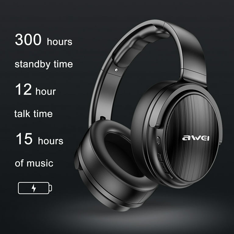 Recon Wrap AWEI Bluetooth Headphones Wireless Supra Aural Earmuff