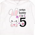 thumbnail image 3 of Inktastic Somebunny is Five 5th Birthday Bunny Toddler Hoodie, 3 of 4