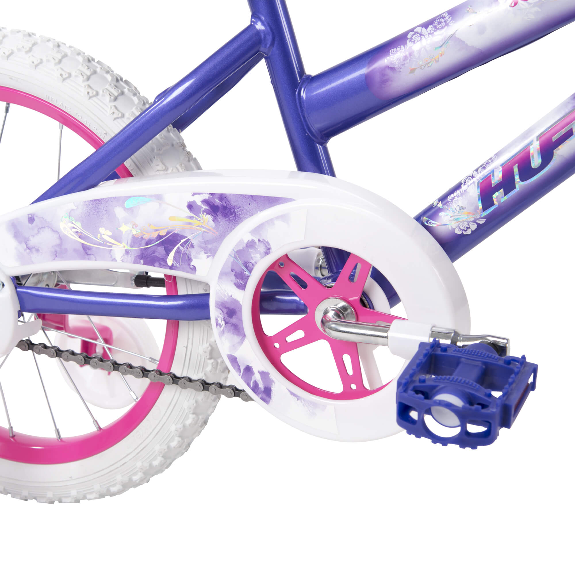 Huffy 16" Sea Star EZ Build Kids Bike for Girls', Purple - image 4 of 5
