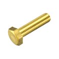 thumbnail image 1 of Unique Bargains Brass Hex Bolts, M10x40mm 1 Pack Fully Thread Grade 4.8 Machine Screws, 1 of 4