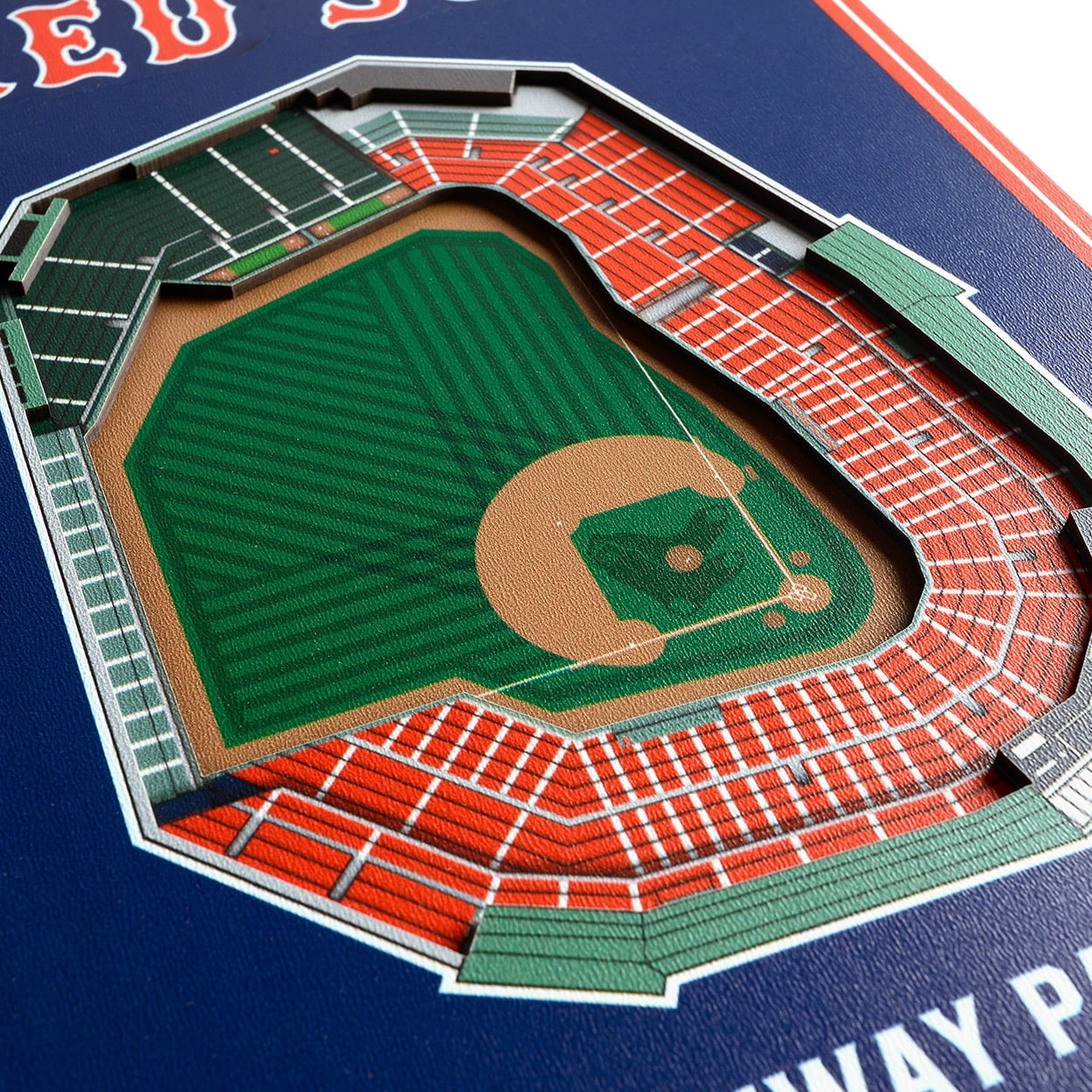 Boston Red Sox 8'' x 32'' 3D StadiumView Banner