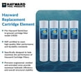 thumbnail image 6 of Hayward Replacement Cartridge Element for SwimClear Filters (4 Pack), 6 of 6