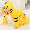 thumbnail image 1 of Pijama Kigurumi de lana, mono con capucha de una pieza, mono de unicornio para niño, pijamas de invierno para niños, ropa de dormir, pijamas de Navidad y Halloween, 1 of 4