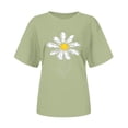 thumbnail image 3 of BUIGTTKLOP T-Shir for Women Short Sleeved Top Round Neck Tshirt Graphic Print Summer Tees 2026, 3 of 7