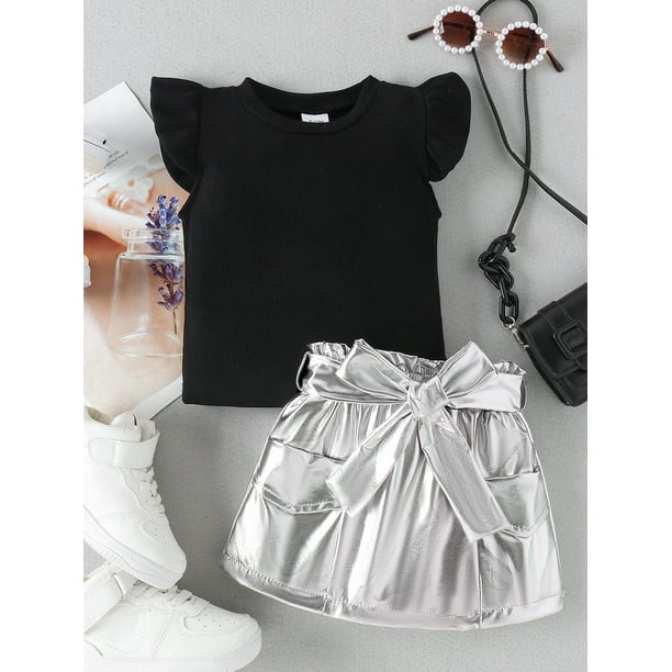 Metallic skirt toddler hotsell