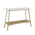 thumbnail image 2 of Madison Park Table Console Parker avec Finition Blanche et Naturelle MP120-1065, 2 of 4
