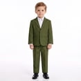 thumbnail image 3 of Boys Formal Suit 2-Piece Set, Single-Breasted Jacket & Flat Front Pants, Sizes 2T-16, 3 of 4