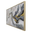 thumbnail image 3 of Yosemite Home Decor 'Fluid Motion II' 55x27" Wood Canvas Wall Art in Multi-Color, 3 of 5