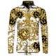 thumbnail image 1 of Camisa de manga larga con estampado retro para hombre, ropa de tendencia de otoño, informal, para exteriores, estilo étnico personalizado, 1 of 6