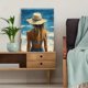 thumbnail image 5 of Qisvanset Framed Canvas Wall Art 12x16 Inch New Mercies Blue Coastal Apartment Bible Art, 5 of 5
