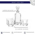 thumbnail image 5 of JoyJolt Aurora Crystal Whiskey Decanter Set with 4 Whiskey Glasses, 5 of 5