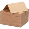 thumbnail image 1 of 200-Pack Rustic Place Cards - Small Kraft Tent Escort Cards, for Name, Seating, Table Number, Food Labels, Perfect for Weddings, Banquets, Natural Brown, 3.5 X 2 inches, 1 of 5