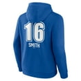 thumbnail image 3 of Men's Will Smith Royal Los Angeles Dodgers Fastball Player Name & Number Pullover Hoodie, 3 of 3