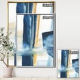 thumbnail image 2 of Panneau Indigo IV - Toile Encadrée Moderne Glamour, 2 of 3