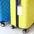 thumbnail image 4 of 10 Pcs Luggage Tag Holders With Zip Seal & Steel Loops, Cruise Essentials Clear Waterproof Luggage Tags For Travel Vacation Accessories(7.5 X 3.5 In), 4 of 5