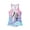 Cotton Candy, variant on Effete Feline Claw Marks Scratch Women Tie-Dye Racerback Tank Top