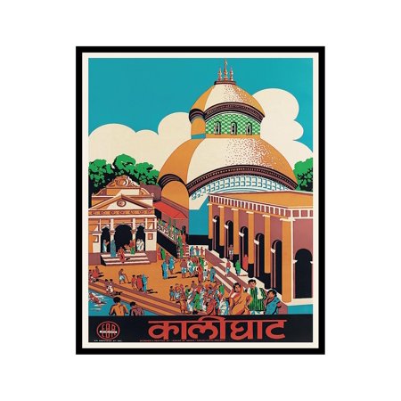 Poster Master Travel Poster - Vintage India Print - 8x10 Unframed Wall Art - Unique Wall Decor for Home, Living Room, Kitchen, Office, Bedroom, Bathroom - Vintage Travel Poster