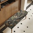thumbnail image 3 of XYZCANDO Camouflage Long Bench Cover, Elastic Rectangular Polyester Spandex Fabric Stretch Anti Dust Slipcover for Bedroom and Hotel, 3 of 9