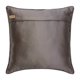 thumbnail image 5 of Fundas de cojín decorativas HomeCentric, color violeta, 35 x 35 cm (14 x 14 pulgadas), de terciopelo y satén, a rayas, con diseño patchwork y acolchado, para sofá, estilo moderno a rayas - Terciopelo, 5 of 6