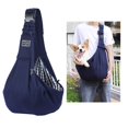 thumbnail image 3 of Sac de Transport pour Animaux de Compagnie Réglable Chat Chien Fournitures de Randonnée Épaule Unique Bleu Foncé, 3 of 8
