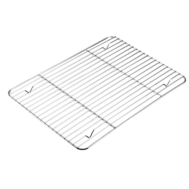 Rack Tray Set Stainless Steel Cooling Rack Non-Stick Cake cake grill; non-stick cooling Grill Kitchen Cupcake Baking Tool, 40x30x2.5cm
