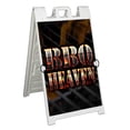 thumbnail image 1 of BBQ Heaven (24" X 36") Deluxe A-Frame Signicade, Includes 2 Removable Panels & Stand, 1 of 4