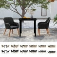 thumbnail image 5 of vidaXL Patio Dining Set Outdoor Dining Set Table and Chair Set for Garden, 5 of 33