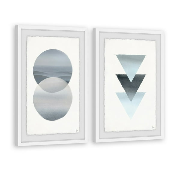 Dark Meets Light Diptych, Art Prints, 16.00" x 1.50"