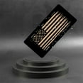 thumbnail image 2 of Distressed American Flag Funny Personalized License Plate Rust-proof Stainless Steel Metal License Plate Suitable For Men And Women 12.2" x 6.2", 2 of 7