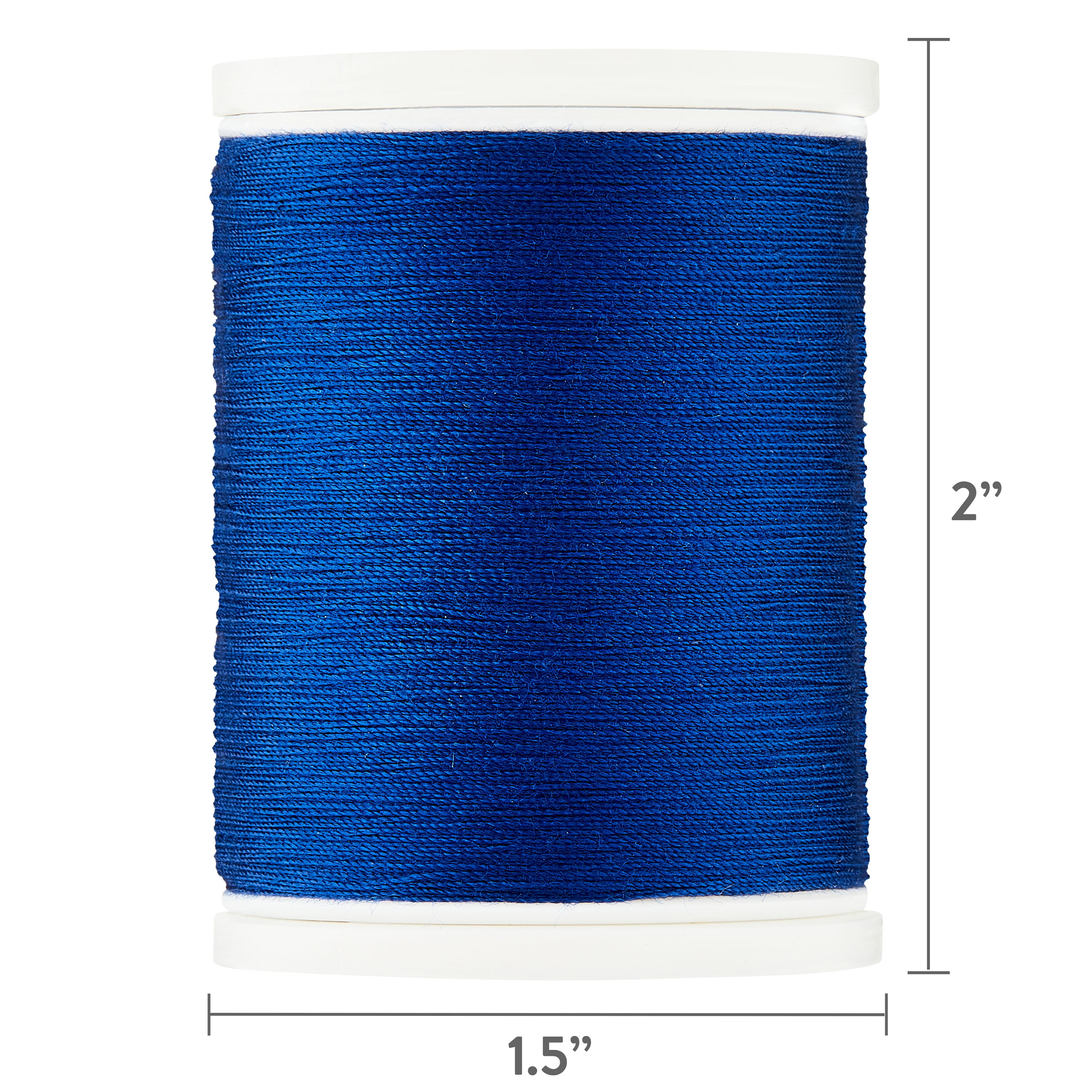 Hello Hobby Sea Blue 100% Polyester All Purpose Thread, 300 Yards