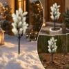 Christmas Garden Stake, Festive Ground Ornament, Holiday Yard Decor, Quick Insertion Base and Reusable Storage Design for Garden Beds, Porch Planters and Walkway Borders.