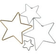 thumbnail image 4 of Lssam Star Wreath Frame, Wire Star, Metal Wreath Frame for Christmas New Year | Festive DIY Floral & Wall Decor Craft Hoop, Durable Metal Star Ring, 4 of 9