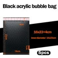 thumbnail image 2 of Organization and Storage 5Pcs Bubble Mailers Padded Envelopes Lined Poly Mailer Self Seal Black, 2 of 8